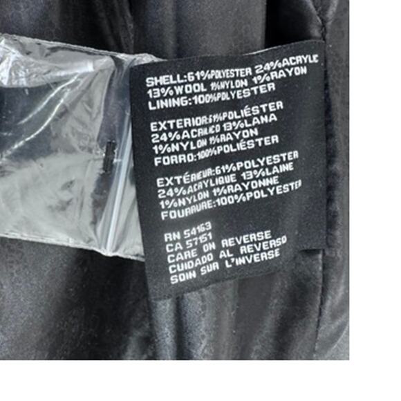 NEW!!! "GUESS" Wool Blend Double Breasted Trench Coat SZ 2XL Belted Quiet Luxury - Picture 6 of 15